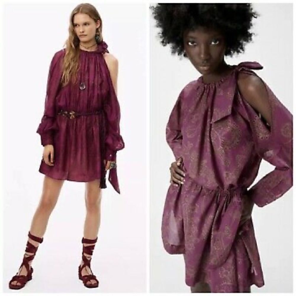 ZARA LIMITED EDITION PRINTED DRESS - Picture 5 of 10